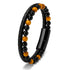 Perlen Lederarmband Herren Damen Unisex Tigerauge Magnetverschluss uniqal